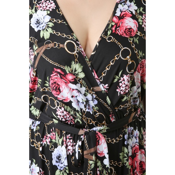 1X-2X NEW PLUS SIZE ROMPER - Picture 2 of 6